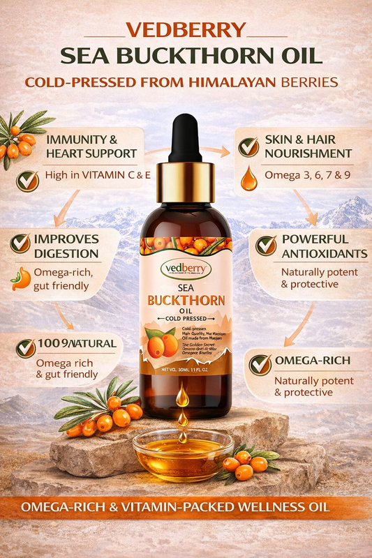 Sea Buckthorn Oil 30ml Face Serum & Hair Serum