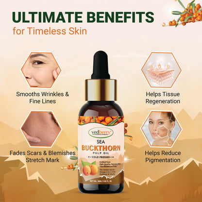 Sea Buckthorn Oil 30ml Face Serum & Hair Serum