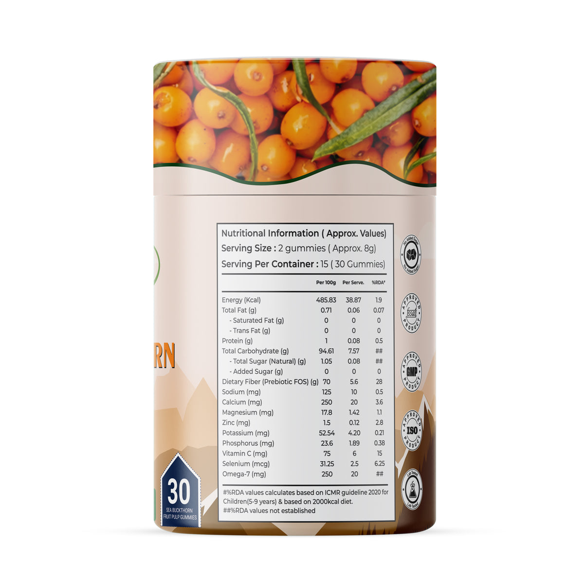 Himalayan Sea Buckthorn Berries | Sun-Dried & 100% Natural